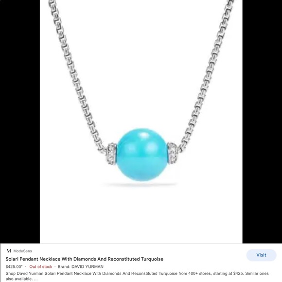 David Yurman Solari Necklace w/ Diamonds  Sold out Everywhere - Picture 3 of 10